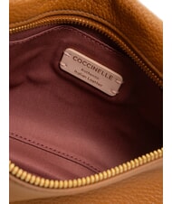 COCCINELLE HYLE Petit sac à bandoulière plat en cuir CUIR - Sacs pour Femme - 5