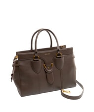 COCCINELLE YORK Sac à main en cuir avec boucle fondant marron - Sacs pour Femme - 2