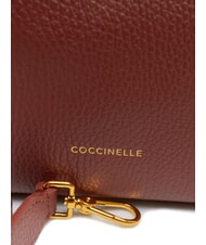 COCCINELLE RHEA Petit sac à bandoulière avec bandoulière Brandy - Sacs pour Femme - 5