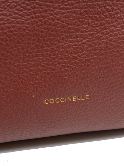 RHEA Sac à bandoulière en cuir avec bandoulière Brandy - Sacs pour Femme