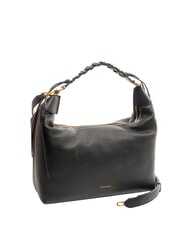 COCCINELLE RHEA Sac à bandoulière en cuir avec bandoulière Noir - Sacs pour Femme - 2