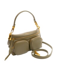 COCCINELLE HYLE Petit sac en cuir à double usage vert laurier - Sacs pour Femme - 2