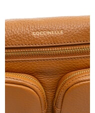 COCCINELLE HYLE Petit sac en cuir à double usage CUIR - Sacs pour Femme - 5