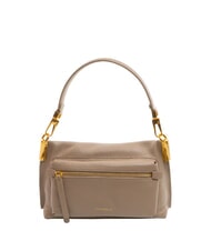 COCCINELLE HYLE Petit sac en cuir à double usage taupe chaud - Sacs pour Femme - 3