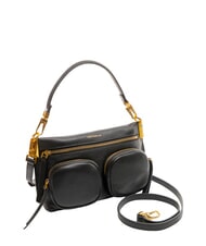 COCCINELLE HYLE Petit sac en cuir à double usage Noir - Sacs pour Femme - 2