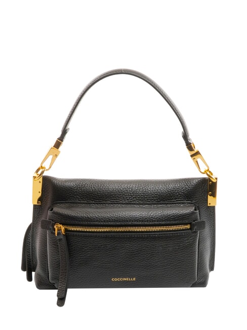 HYLE Petit sac en cuir à double usage Noir - Sacs pour Femme