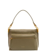 COCCINELLE HYLE Sac en cuir double fonction de taille moyenne vert laurier - Sacs pour Femme - 3