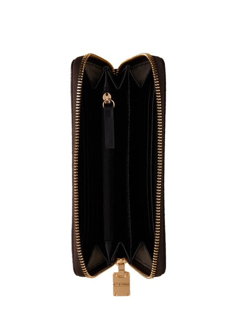 VITE COATED OP Grand portefeuille zippé op naturel / noir - Portefeuilles Femme