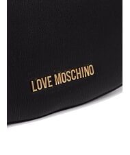 LOVE MOSCHINO CHUNKY TAB Petit sac à main avec bandoulière Noir - Sacs pour Femme - 4