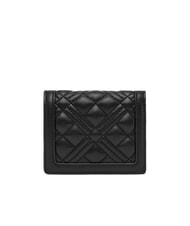 LOVE MOSCHINO QUILTED Petit portefeuille Noir - Portefeuilles Femme - 3