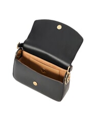 LOVE MOSCHINO CHUNKY TAB Sac à rabat et bandoulière Noir - Sacs pour Femme - 4