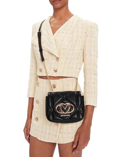 EMBOSSED Mini sac à bandoulière Noir - Sacs pour Femme