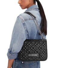 LOVE MOSCHINO QUILTED Sac bandoulière double fonction po00bx - Sacs pour Femme - 6
