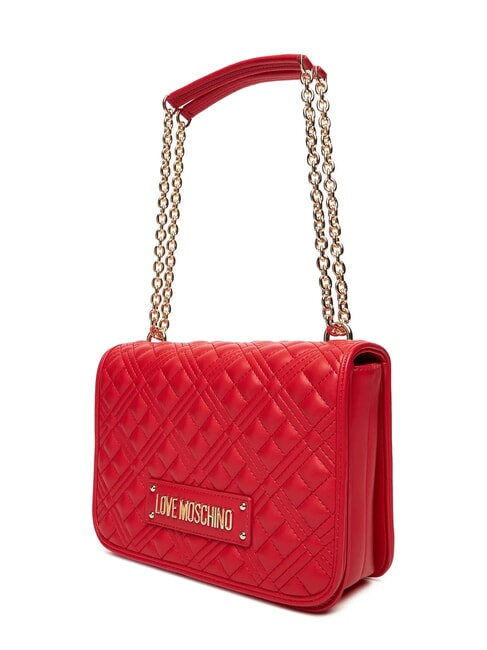 QUILTED Sac bandoulière double fonction ROUGE - Sacs pour Femme