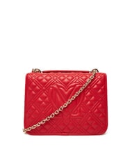 LOVE MOSCHINO QUILTED Sac bandoulière double fonction ROUGE - Sacs pour Femme - 3