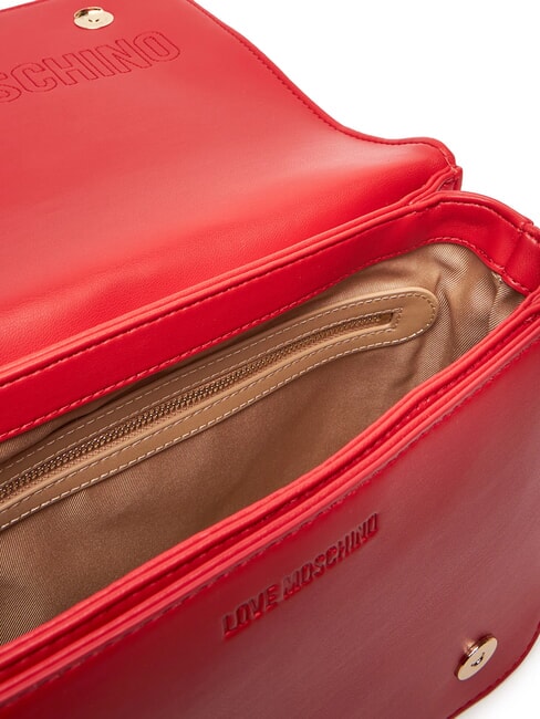 QUILTED Sac bandoulière double fonction ROUGE - Sacs pour Femme