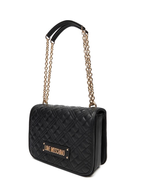 QUILTED Sac bandoulière double fonction Noir - Sacs pour Femme