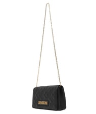 LOVE MOSCHINO SMART DAILY Pochette avec bandoulière en métal Noir - Sacs pour Femme - 3