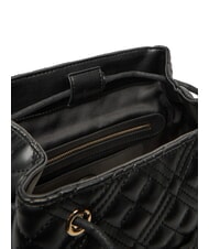 LOVE MOSCHINO QUILTED Sac à dos avec deux poches Noir - Sacs pour Femme - 6