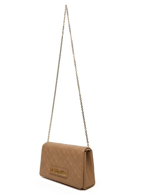 SMART DAILY Pochette avec bandoulière en métal beige - Sacs pour Femme