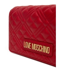 LOVE MOSCHINO SMART DAILY Pochette avec bandoulière en métal ROUGE - Sacs pour Femme - 4