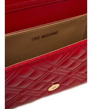 LOVE MOSCHINO SMART DAILY Pochette avec bandoulière en métal ROUGE - Sacs pour Femme - 6