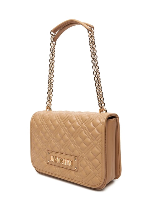QUILTED Sac bandoulière double fonction beige - Sacs pour Femme