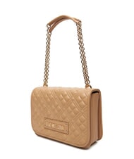 LOVE MOSCHINO QUILTED Sac bandoulière double fonction beige - Sacs pour Femme - 2