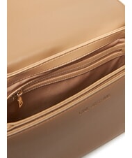 LOVE MOSCHINO QUILTED Sac bandoulière double fonction beige - Sacs pour Femme - 5