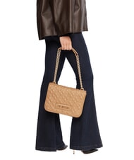 LOVE MOSCHINO QUILTED Sac bandoulière double fonction beige - Sacs pour Femme - 6