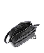 ARMANI EXCHANGE LIZ PEBBLE Sac photo avec logo en relief noir - Sacs pour Femme - 4