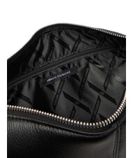 ARMANI EXCHANGE LIZ PEBBLE Sac à bandoulière hobo moyen noir - Sacs pour Femme - 6