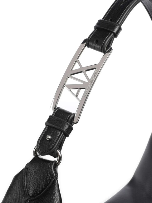 LIZ PEBBLE Grand sac à bandoulière hobo noir - Sacs pour Femme