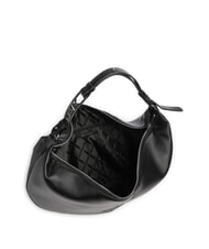 ARMANI EXCHANGE LIZ PEBBLE Grand sac à bandoulière hobo noir - Sacs pour Femme - 4