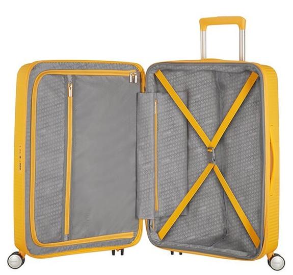 Valise Ligne SOUNDBOX. taille grande. extensible goldenyellow - Valises Rigides