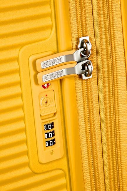 Valise Ligne SOUNDBOX. taille grande. extensible goldenyellow - Valises Rigides