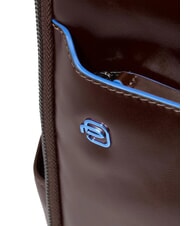 PIQUADRO BLUE SQUARE Sac à dos pour ordinateur portable 14 pouces à contrôle rapide ACAJOU - Sacs à dos pour ordinateur portable - 4