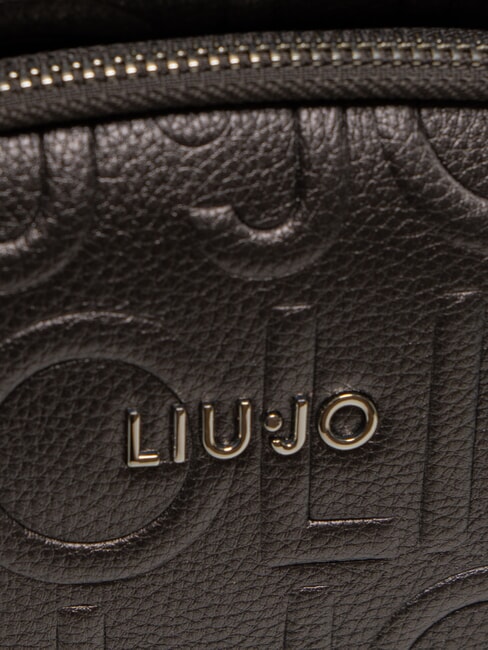 MANHATTAN Sac à dos moyen avec logo en relief anthracite rencontré. - Sacs pour Femme