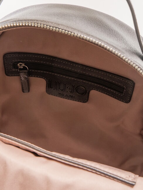 MANHATTAN Sac à dos moyen avec logo en relief anthracite rencontré. - Sacs pour Femme