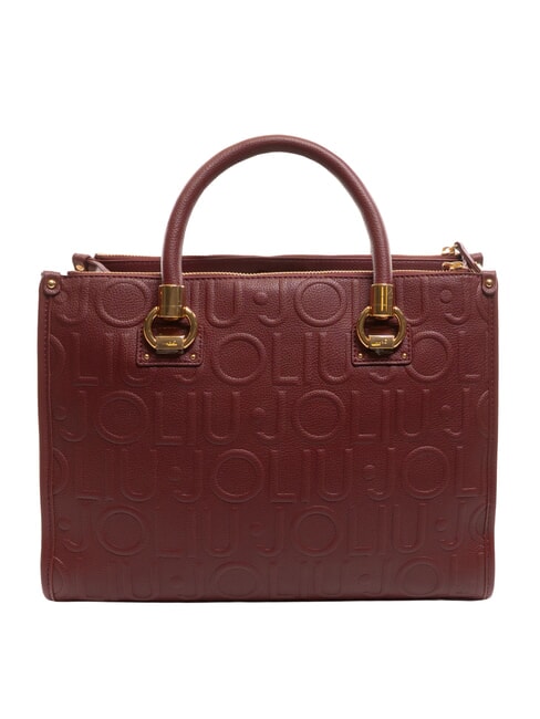 MANHATTAN Sac cartable moyen avec logo vin rouge - Sacs pour Femme