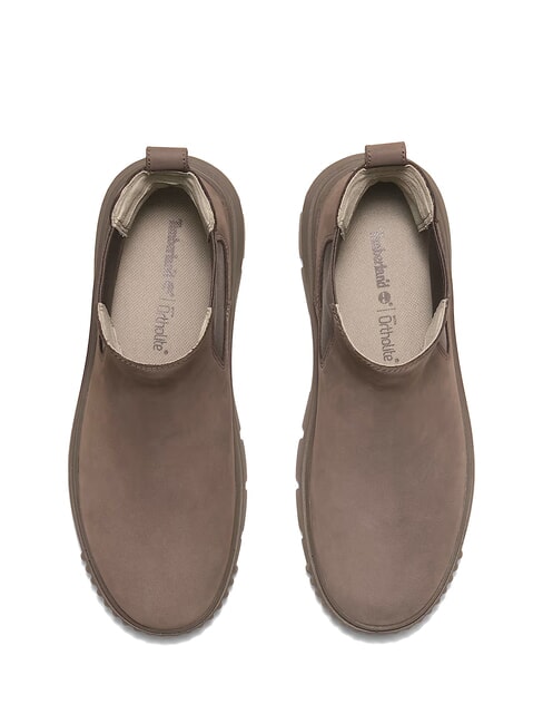 GREYFIELD Bottines nubuck marron moyen - Chaussures Femme