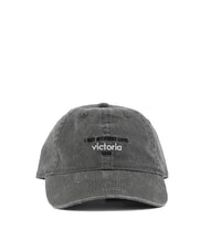 VICTORIA GORRA Casquette de baseball en sergé pour femme gris - Bonnets - 3