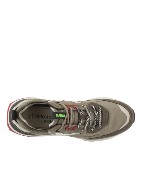 WING EVO SPORT Baskets de course unisexes kaki - Chaussures unisexe