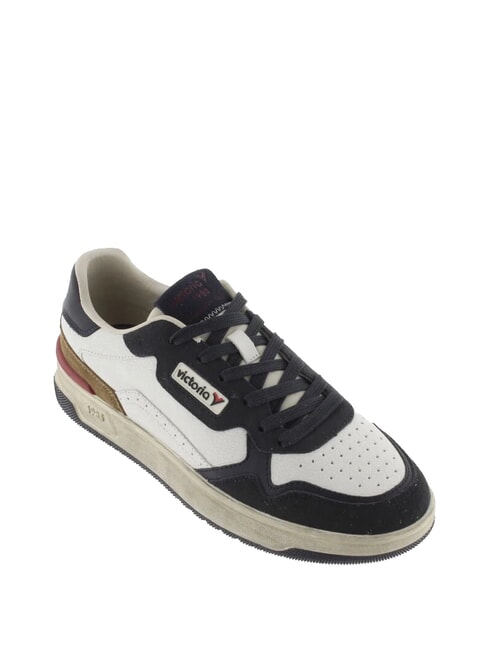 C80 Baskets en cuir avec logo vintage marin - Chaussures Homme