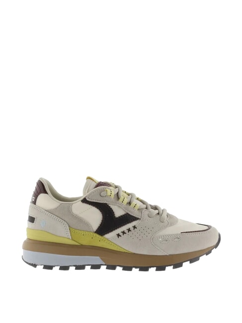 LUNA Baskets de course à semelle dentelée beige - Chaussures Femme