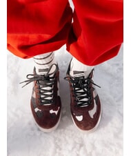 VICTORIA BERLIN Baskets de cyclisme à imprimé animal blanc - Chaussures Femme - 6