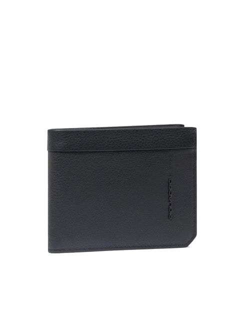 W137 Portefeuille en cuir avec porte-cartes amovible Noir - Portefeuilles Homme