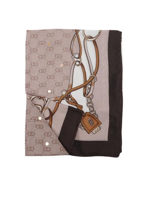 LOGO Étole avec imprimé Naturel - Écharpes