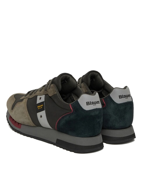 QUEENS  Baskets pour hommes noir/militaire - Chaussures Homme