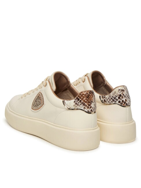 VENUS Baskets cr&egrave;me/python - Chaussures Femme